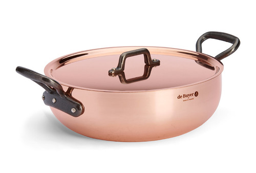 Buyer 28cm copper saute pan - de,